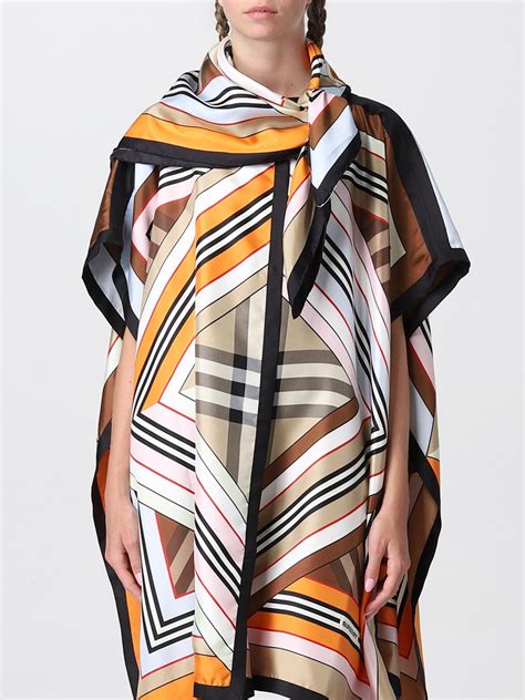 foulard seta burberry|Foulard BURBERRY da Donna .